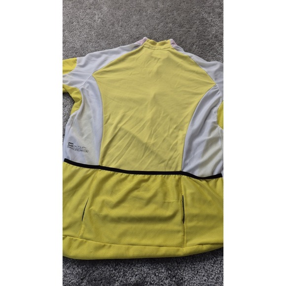 Mavic Altium Cycling Shirt Womens Large Yellow & White ergogrip sunwick - Picture 8 of 11